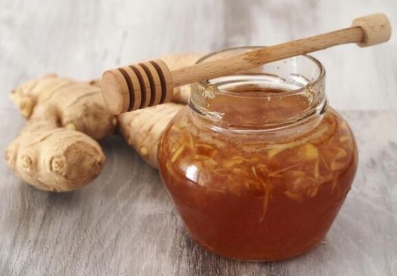 La miel natural en combinación con la raíz de jengibre aumenta la potencia.